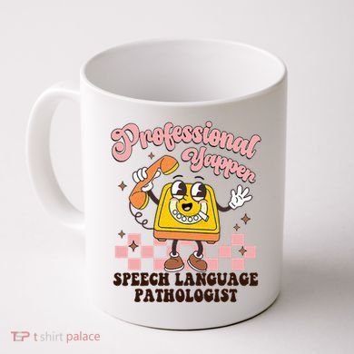Retro Professional Yapper Speech Language Pathologist Slp Coffee Mug