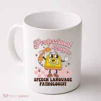 Retro Professional Yapper Speech Language Pathologist Slp Coffee Mug thumb 0