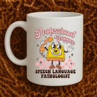 Retro Professional Yapper Speech Language Pathologist Slp Coffee Mug thumb 2