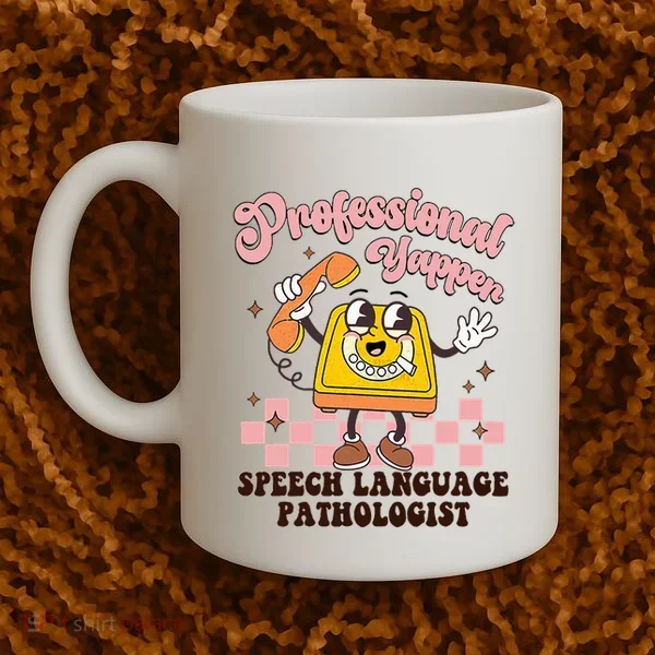 Retro Professional Yapper Speech Language Pathologist Slp Coffee Mug
