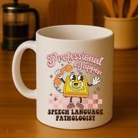 Retro Professional Yapper Speech Language Pathologist Slp Coffee Mug thumb 4