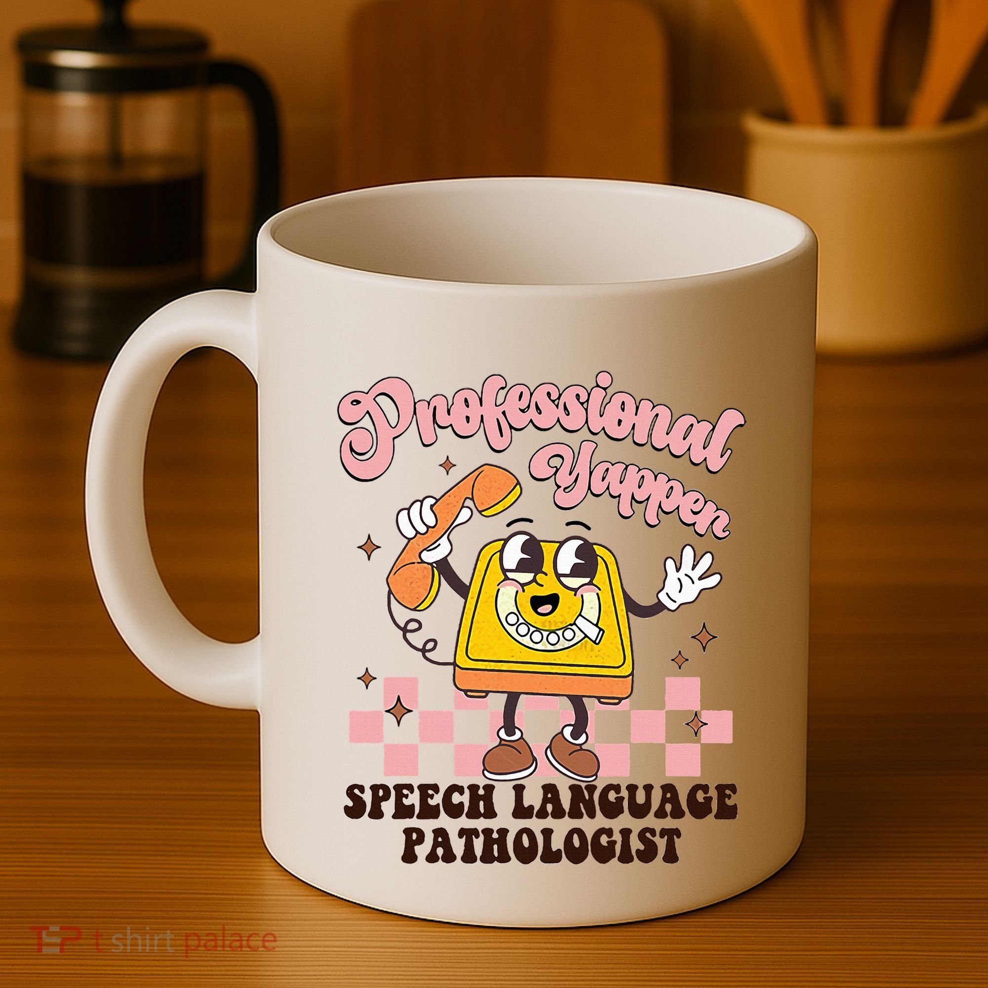 Retro Professional Yapper Speech Language Pathologist Slp Coffee Mug