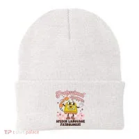Retro Professional Yapper Speech Language Pathologist Slp Beanie thumb 0