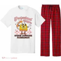 Retro Professional Yapper Speech Language Pathologist Slp Pajama Set thumb 0