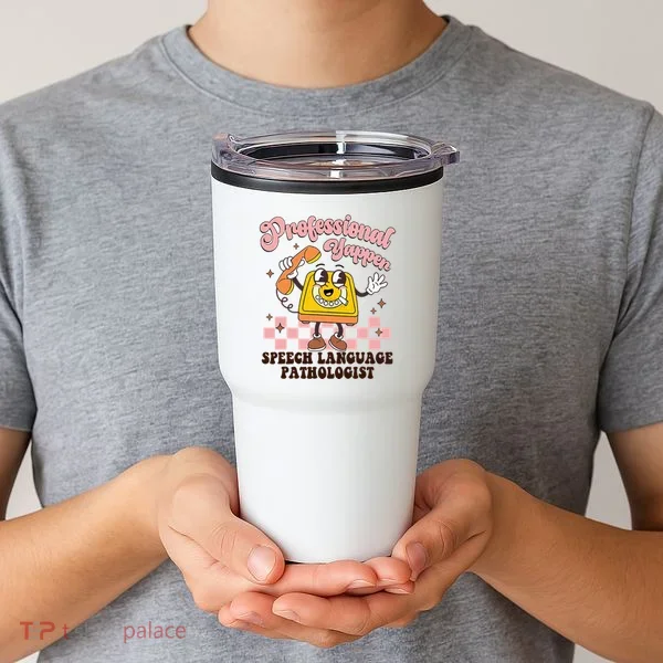 Retro Professional Yapper Speech Language Pathologist Slp Tumbler