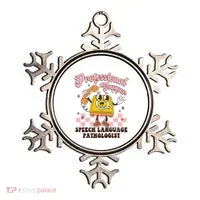 Retro Professional Yapper Speech Language Pathologist Slp Ornament thumb 0