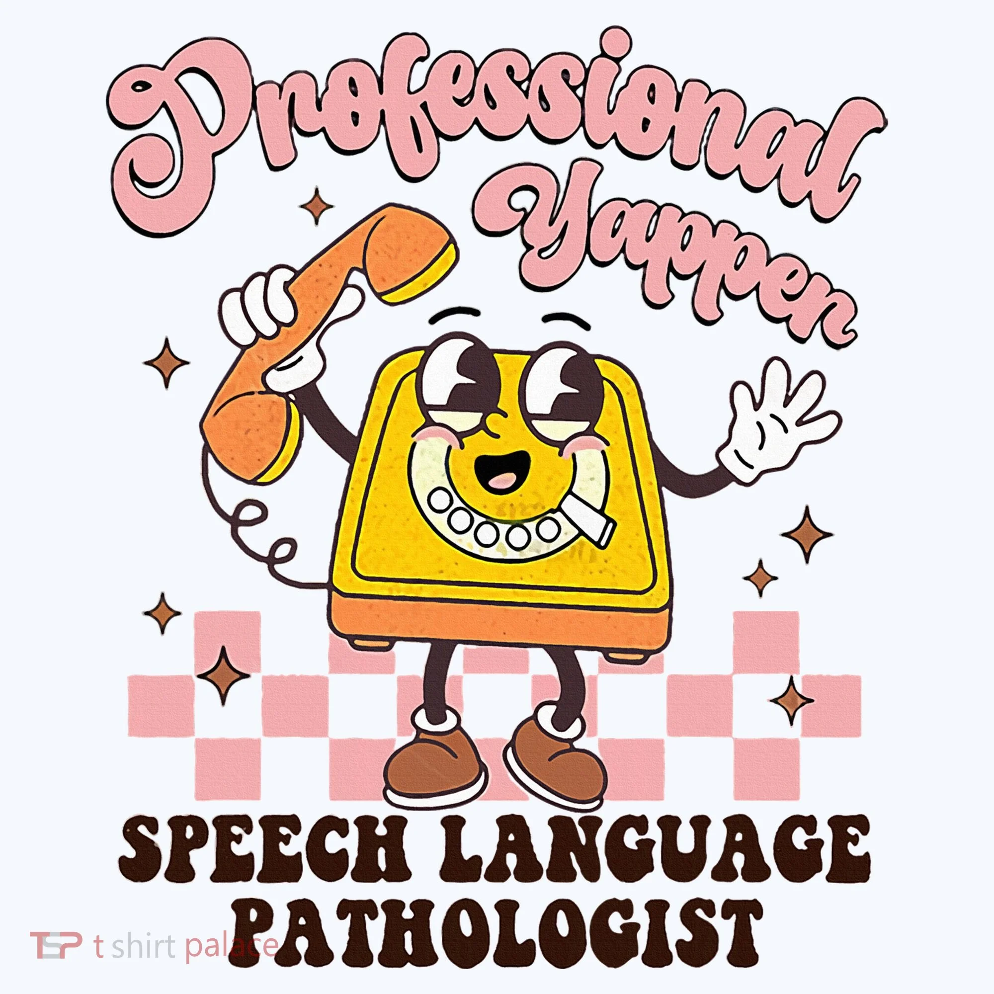 Retro Professional Yapper Speech Language Pathologist Slp Ornament