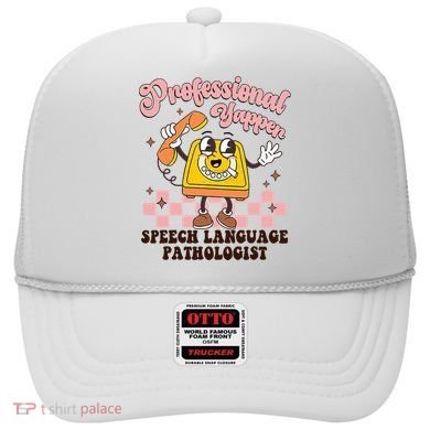 Retro Professional Yapper Speech Language Pathologist Slp Hat