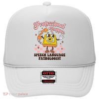 Retro Professional Yapper Speech Language Pathologist Slp Hat thumb 0