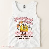 Retro Professional Yapper Speech Language Pathologist Slp Tank Top thumb 2