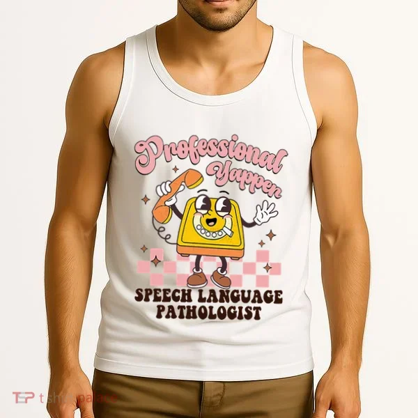 Retro Professional Yapper Speech Language Pathologist Slp Tank Top