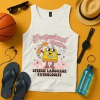 Retro Professional Yapper Speech Language Pathologist Slp Tank Top thumb 4