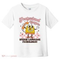 Retro Professional Yapper Speech Language Pathologist Slp Toddler T-Shirt thumb 0