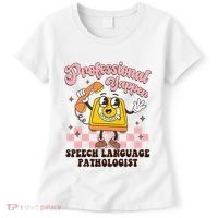 Retro Professional Yapper Speech Language Pathologist Slp Women's T-Shirt thumb 0