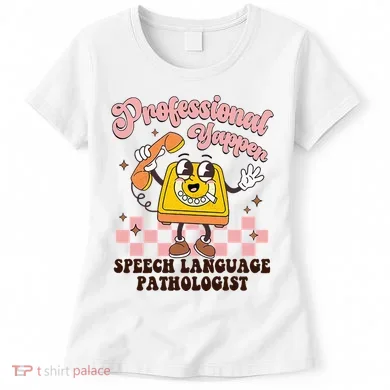 Retro Professional Yapper Speech Language Pathologist Slp Women's T-Shirt