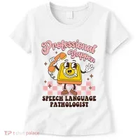 Retro Professional Yapper Speech Language Pathologist Slp Women's T-Shirt thumb 0