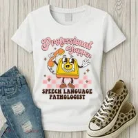 Retro Professional Yapper Speech Language Pathologist Slp Women's T-Shirt thumb 3