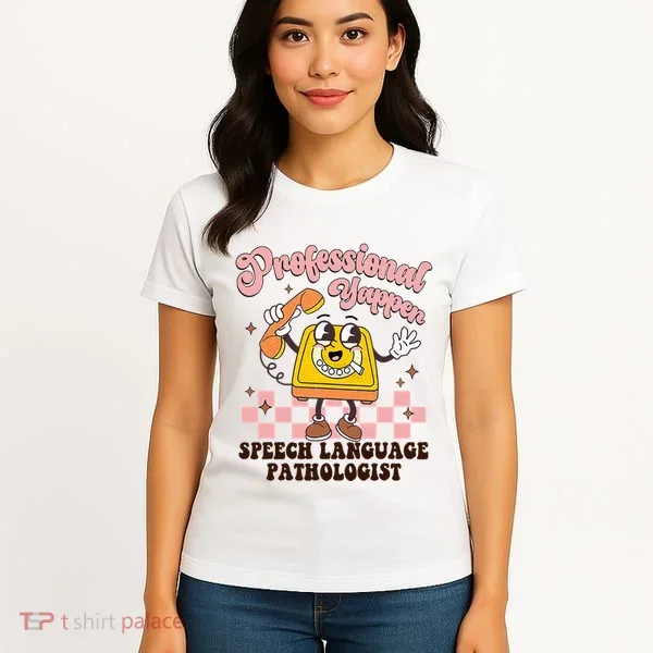 Retro Professional Yapper Speech Language Pathologist Slp Women's T-Shirt