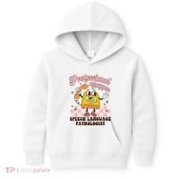 Retro Professional Yapper Speech Language Pathologist Slp Kids Hoodie thumb 0