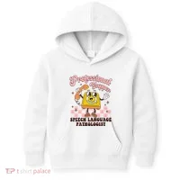 Retro Professional Yapper Speech Language Pathologist Slp Kids Hoodie thumb 0
