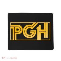 Retro Pgh Yellow Pittsburgh Box Logo Mousepad thumb 0