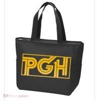 Retro Pgh Yellow Pittsburgh Box Logo Tote Bag thumb 3