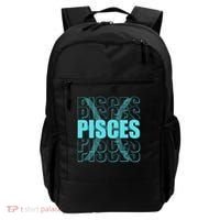 Retro Pisces Zodiac Symbol Backpack thumb 0