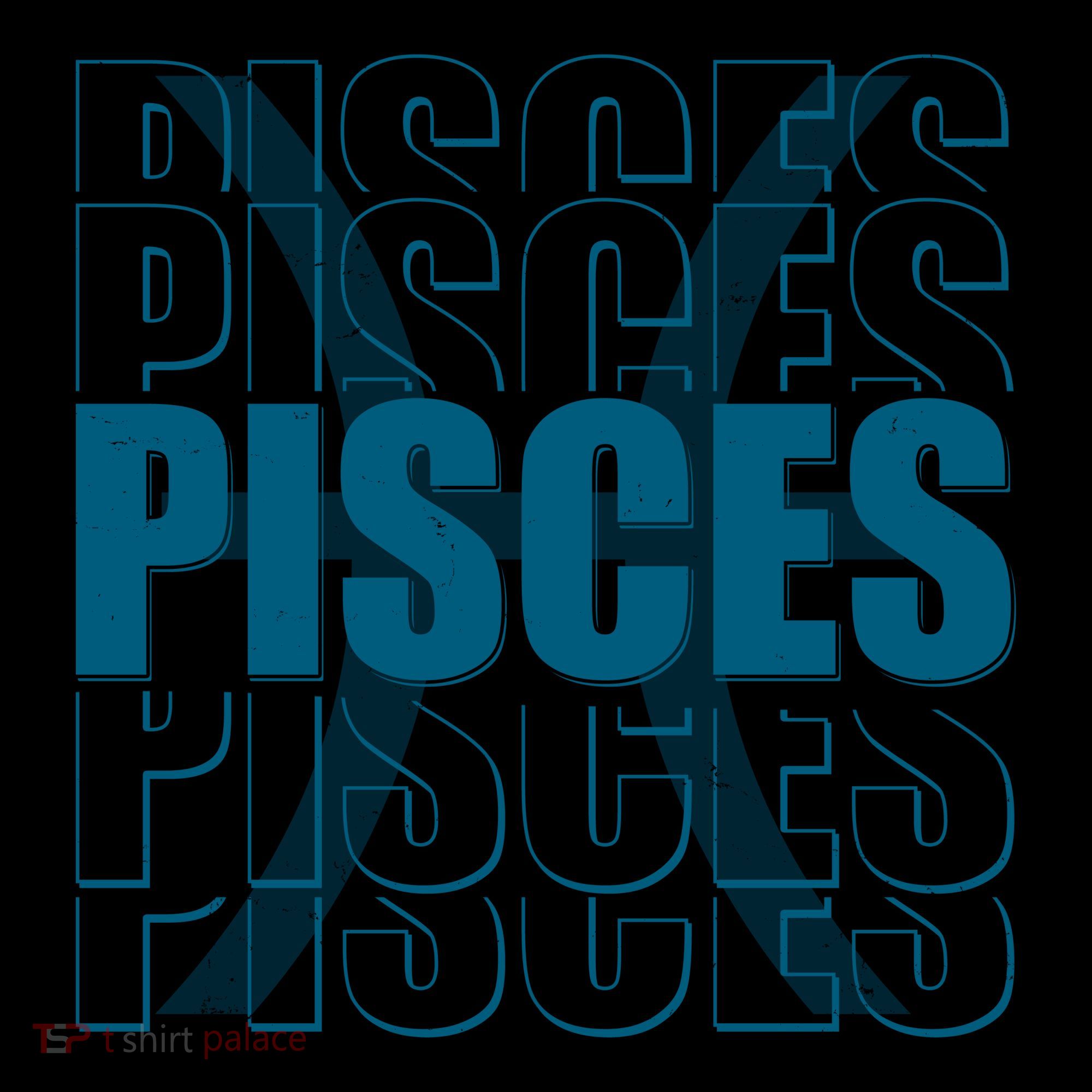 Retro Pisces Zodiac Symbol Coffee Mug