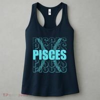 Retro Pisces Zodiac Symbol Women's Tank Top thumb 3