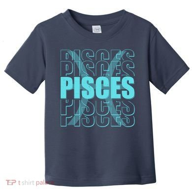 Retro Pisces Zodiac Symbol Toddler T-Shirt