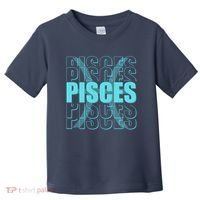 Retro Pisces Zodiac Symbol Toddler T-Shirt thumb 0