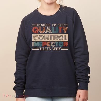 Retro Quality Control Design For Quality Control Inspectors Women's Sweatshirt