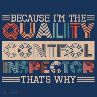 Retro Quality Control Design For Quality Control Inspectors T-Shirt