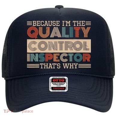 Retro Quality Control Design For Quality Control Inspectors Hat