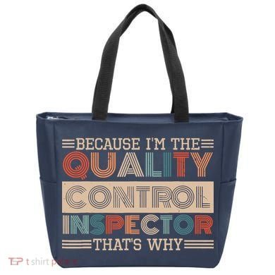 Retro Quality Control Design For Quality Control Inspectors Tote Bag