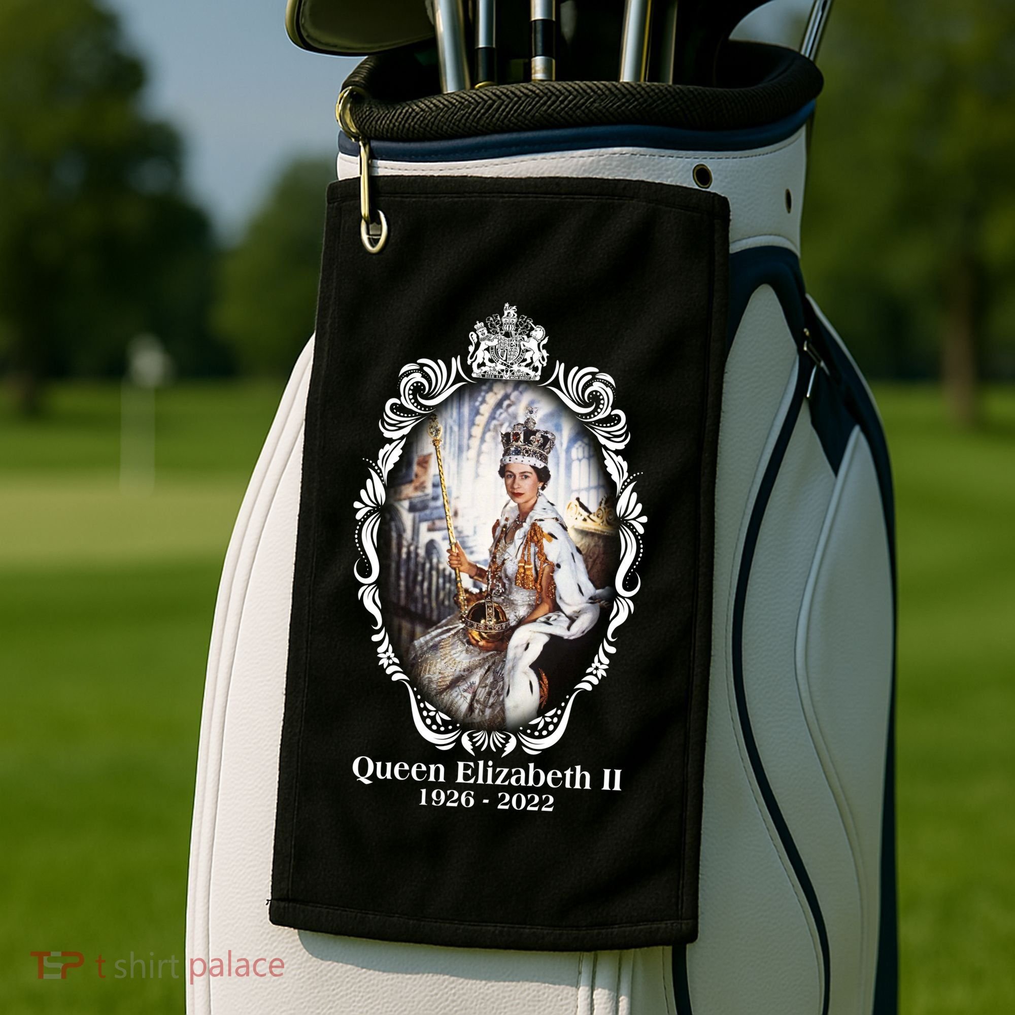 RIP Queen Elizabeth II 1926 2022 Golf Towel