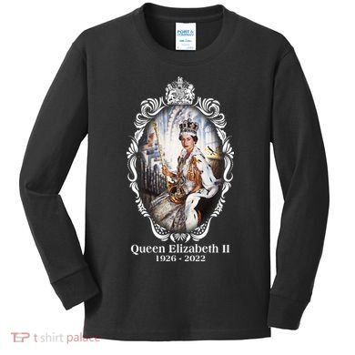 RIP Queen Elizabeth II 1926 2022 Kids Long Sleeve Shirt