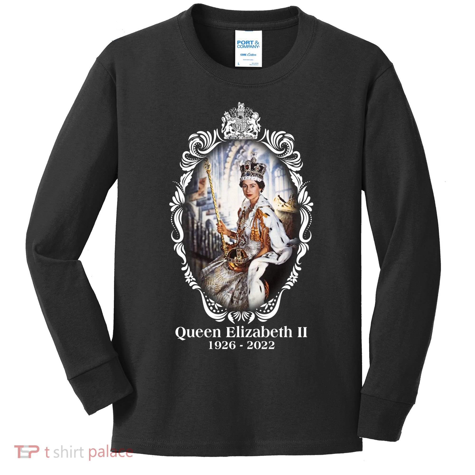 RIP Queen Elizabeth II 1926 2022 Kids Long Sleeve Shirt