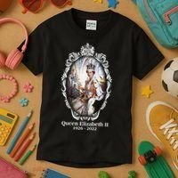 RIP Queen Elizabeth II 1926 2022 Kids T-Shirt thumb 3