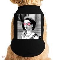 RIP Queen Elizabeth British Flag Sunglasses Doggie Tank thumb 0