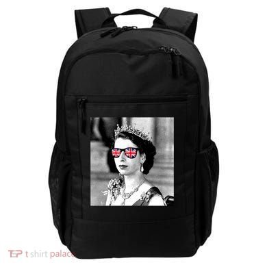 RIP Queen Elizabeth British Flag Sunglasses Backpack