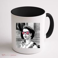 RIP Queen Elizabeth British Flag Sunglasses Coffee Mug thumb 1