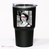 RIP Queen Elizabeth British Flag Sunglasses Tumbler thumb 0