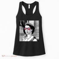 RIP Queen Elizabeth British Flag Sunglasses Women's Tank Top thumb 0