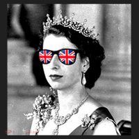 RIP Queen Elizabeth British Flag Sunglasses Hat thumb 2