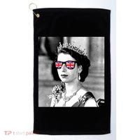 RIP Queen Elizabeth British Flag Sunglasses Golf Towel thumb 0