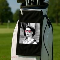 RIP Queen Elizabeth British Flag Sunglasses Golf Towel thumb 2