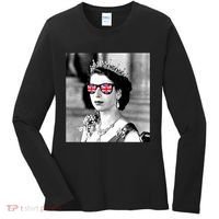 RIP Queen Elizabeth British Flag Sunglasses Women's Long Sleeve Shirt thumb 0