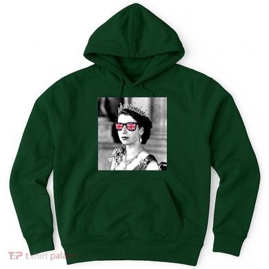 RIP Queen Elizabeth British Flag Sunglasses Hoodie