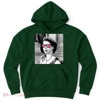 RIP Queen Elizabeth British Flag Sunglasses Hoodie thumb 0